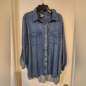 Knox Rose Blue Denim Shirt